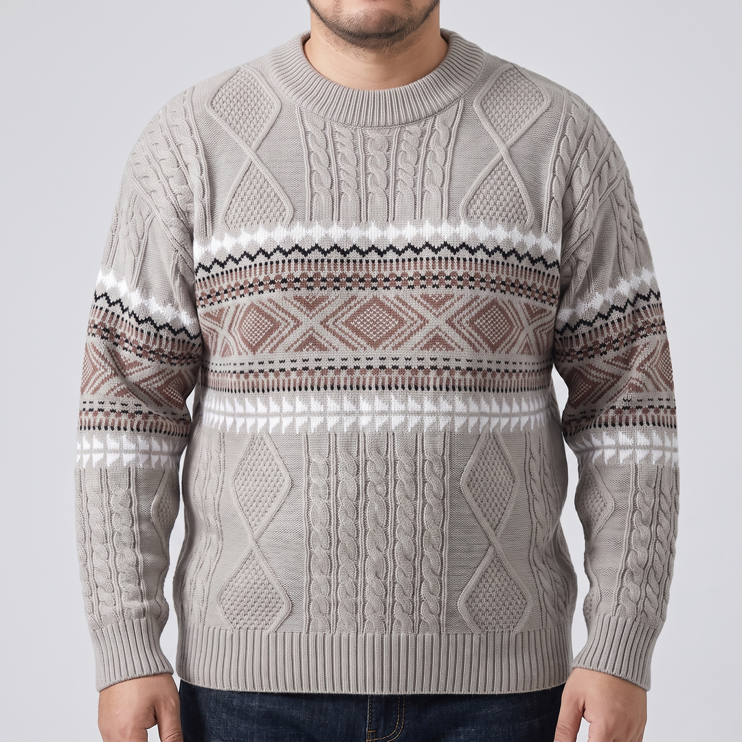 ARVID | Nordic Knit Sweater – Klassischer Stil für Herren