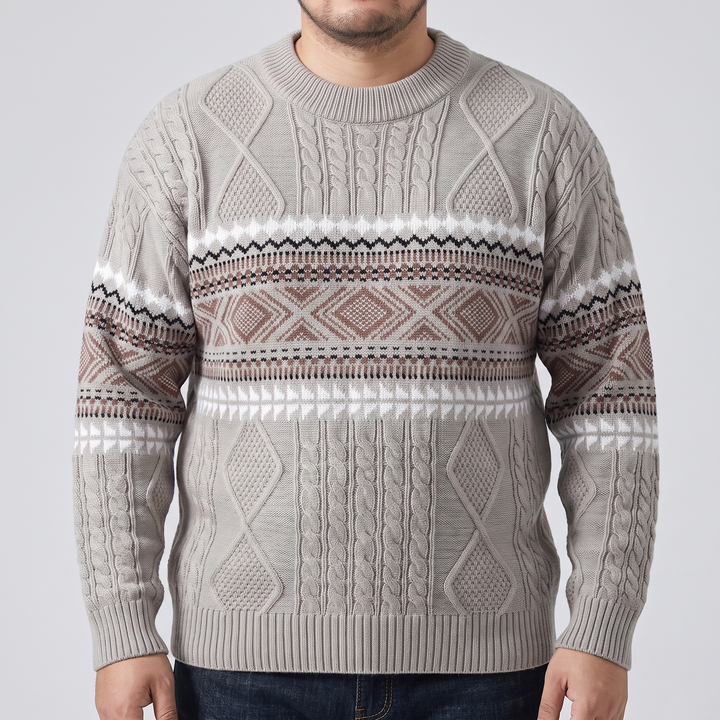 ARVID | Nordic Knit Sweater – Klassischer Stil für Herren