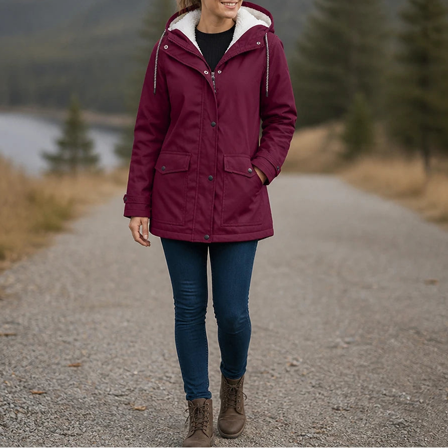 Windora | Fleece-Lined Winter Jacket – Warmer und Stilvoller Schutz für Damen