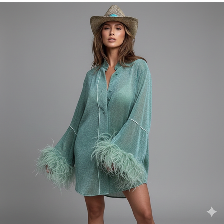 Janina | Elegantes und Bequemes Zweiteiliges Set mit Stehkragen