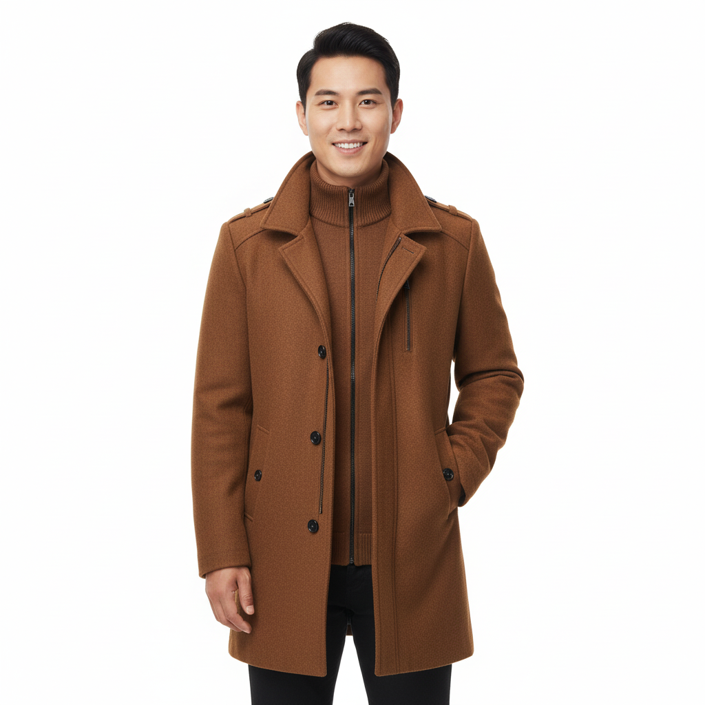 Claus | Doppellagiger Mantel – Zeitlos Eleganz für jeden Anlass