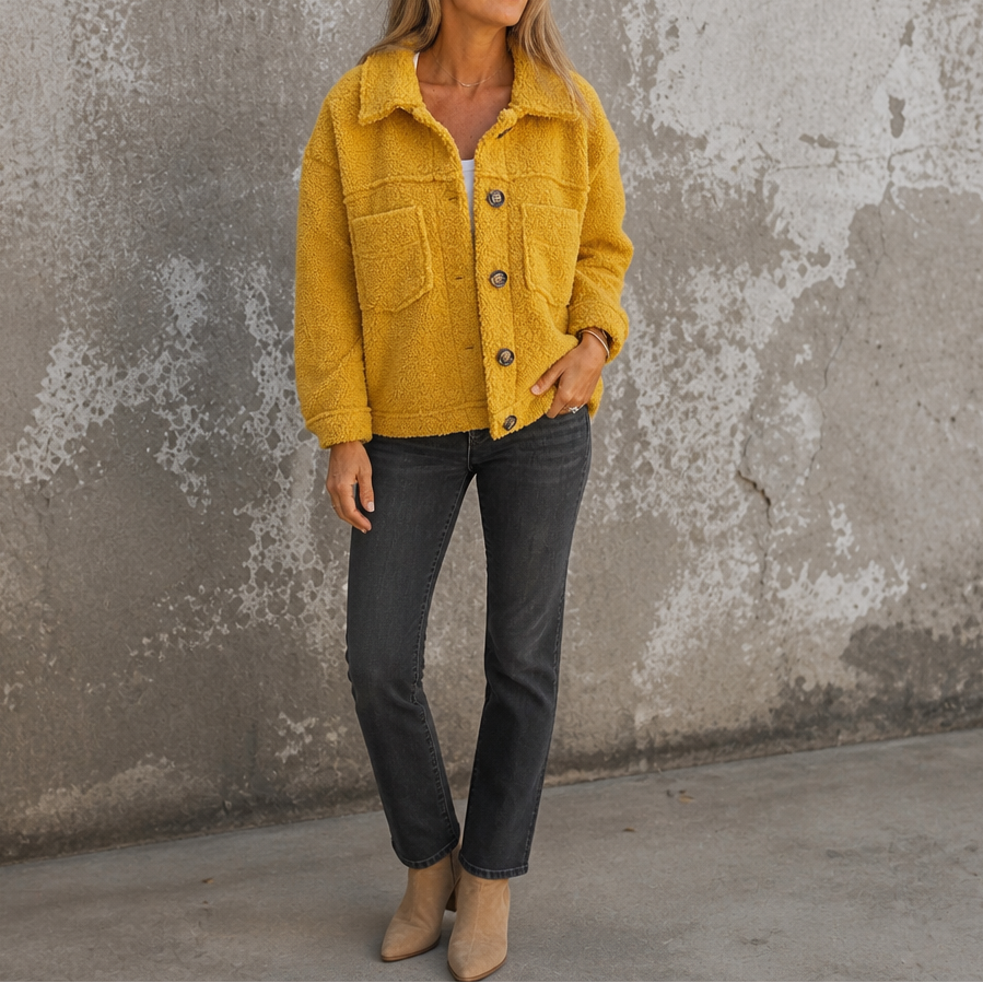 Ariane | Curly Faux-Fur Jacket – Versatile Look für jeden Anlass