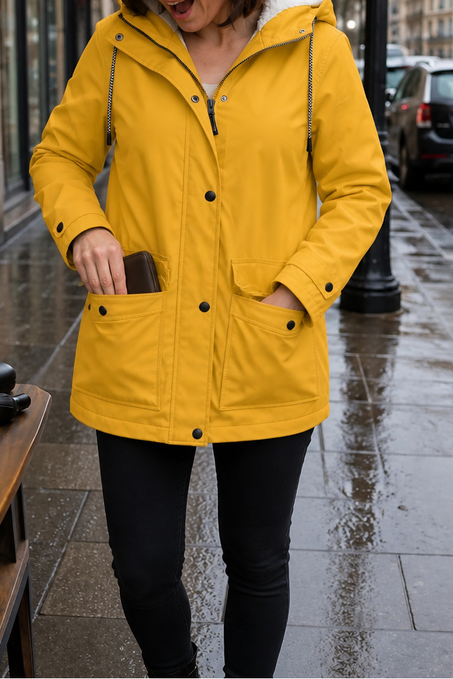 Windloft | Wasserabweisende Plush-lined Kapuzenjacke