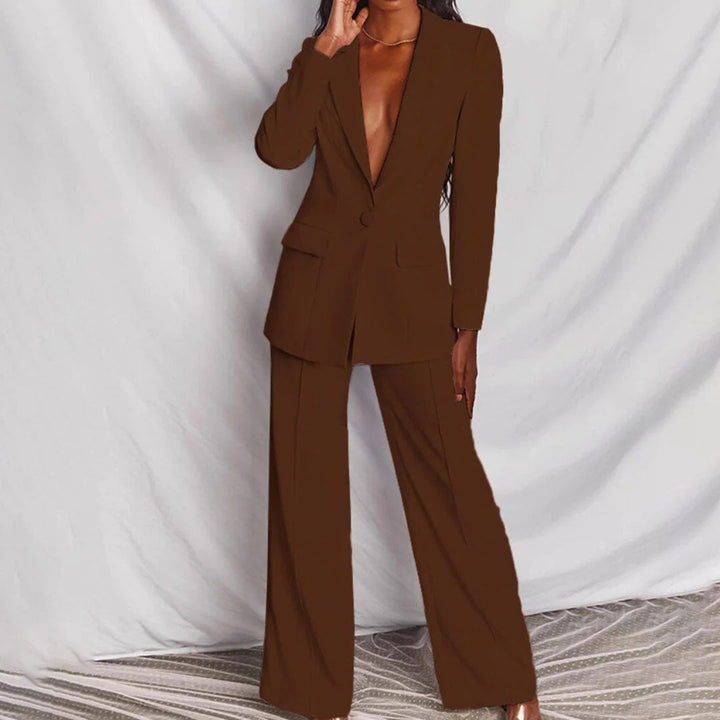 Elizabeth | Elegantes Zweiteiliges Blazer und Hosen-Set Für Damen