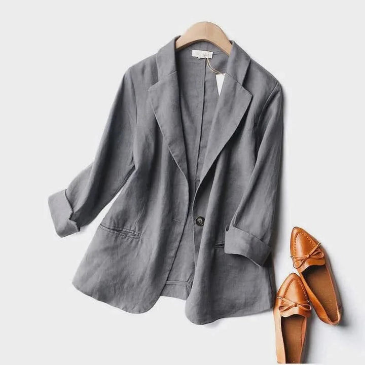 Alena | Linen Blazer – Elegante, Lässige Passform für Damen