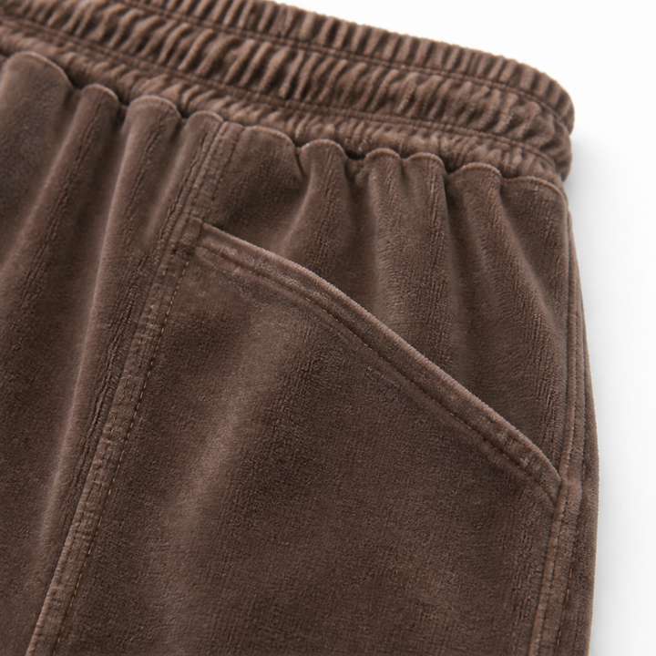 Draperie | Weite Corduroy-Hosen mit Kordelzug für Damen