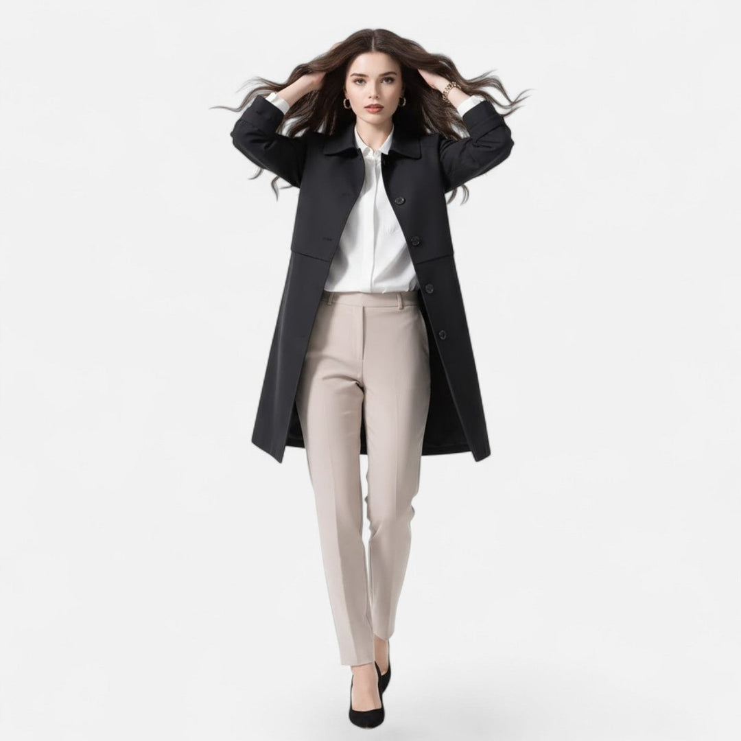 Celina | Klassischer und leichter Midi-Trenchcoat