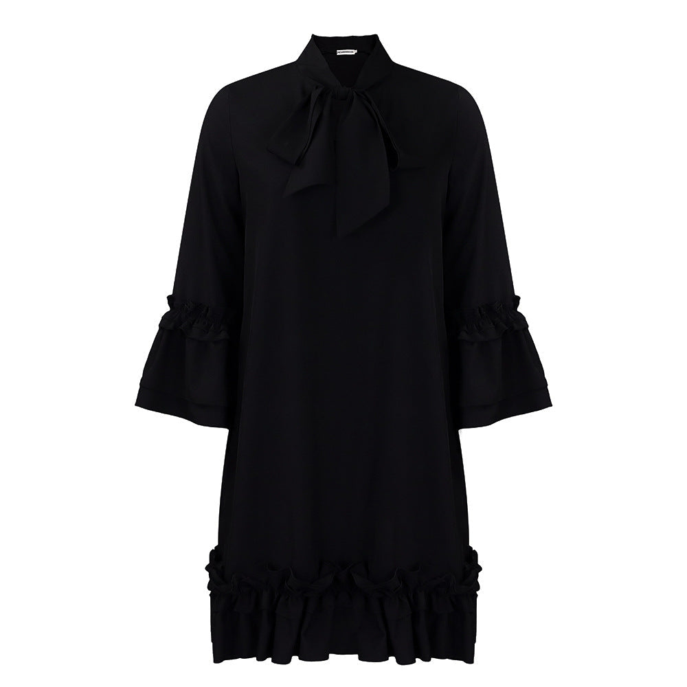 Rosalie | Graceful and Romantic Ruffled Tunic Dress