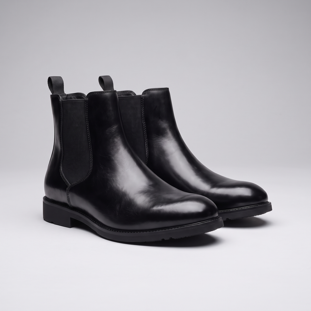 Polaris | Chelsea Boots – Glänzendes Leder für Männer