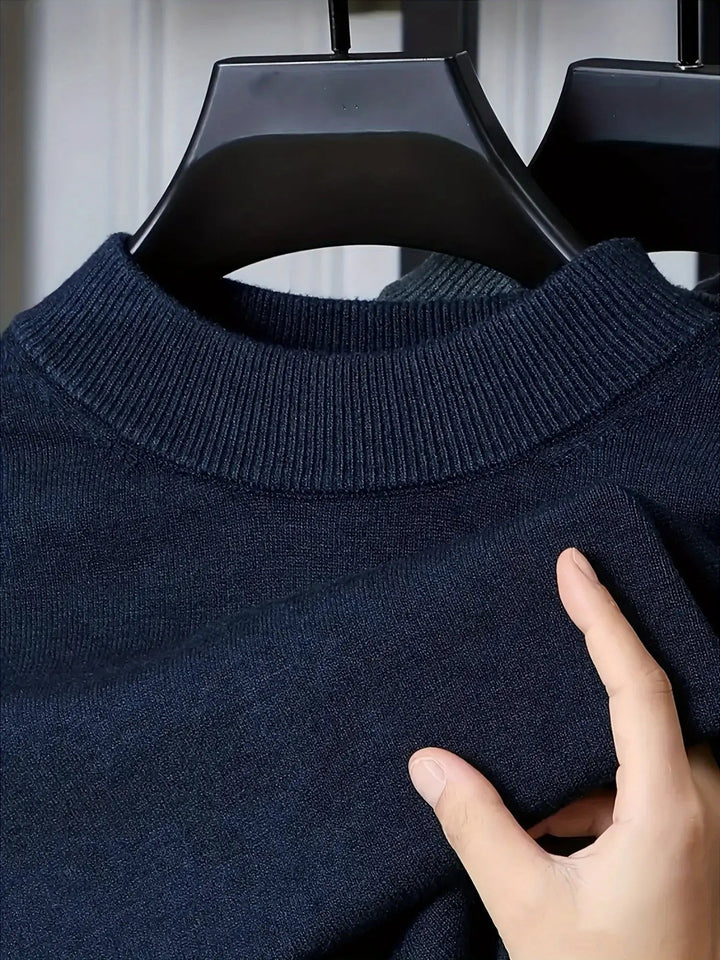 Jonah | Mock Neck Knit Sweater für Männer