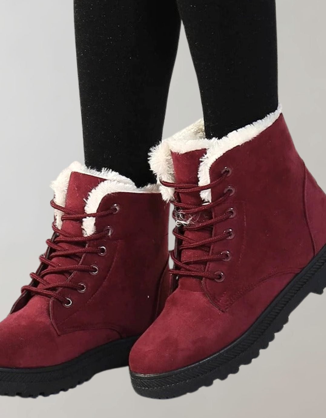 Luisa | Stiefeletten – Gefütterte Schnür-Winterboots für Damen