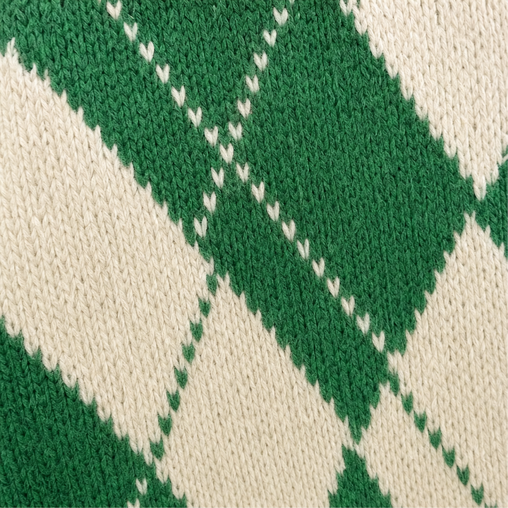 Wrapbella | Hooded Argyle Poncho Sweater – Bequemer Stil für jeden Tag
