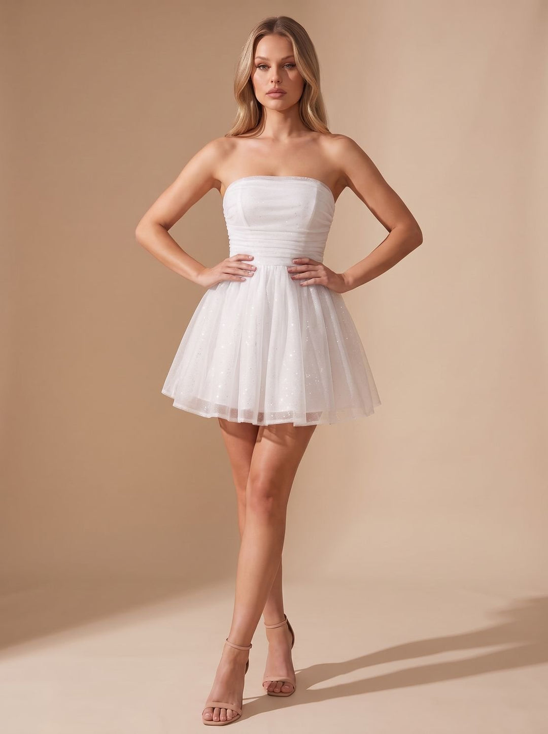 Mia | Mini Dress – Glitter Bustier für Frauen
