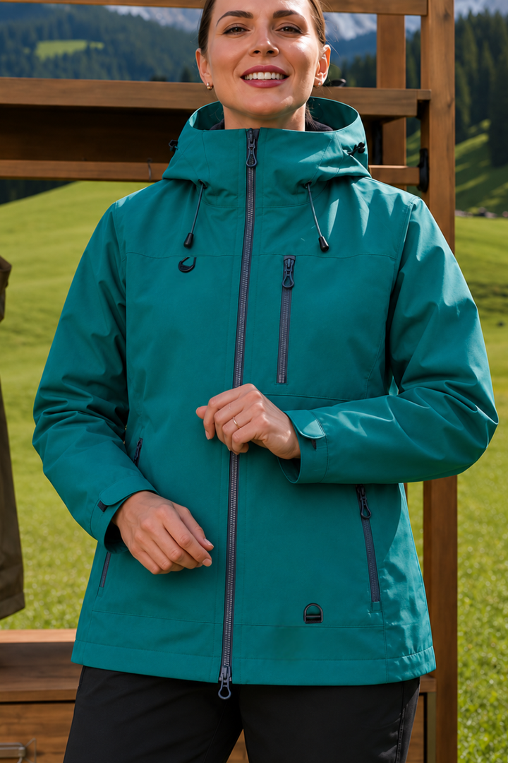 Weathergo | Wasserdichte Winddichte Regenjacke für Frauen