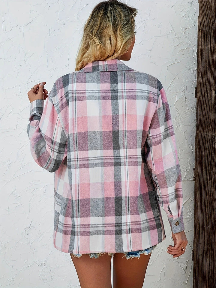 Alden | Weiches, Lässiges Herrenhemd Langarm mit Kariertem Muster 5