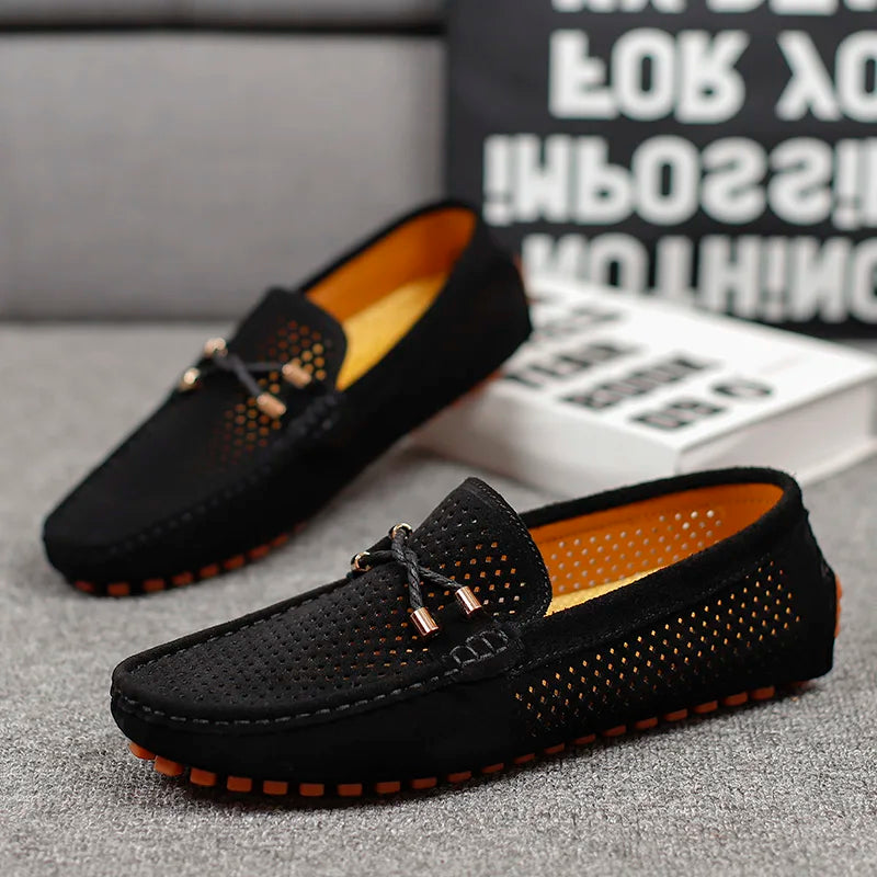 Aldrin | Herren Loafer Schwarz Penny Loafer Elegante Slip-on Schuhe 7