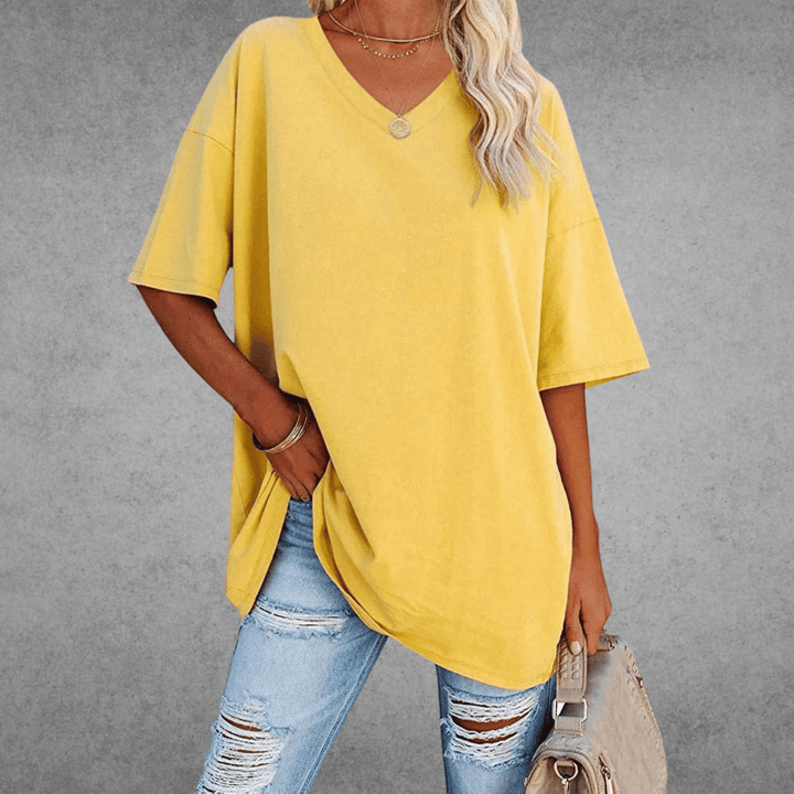 Alessa | Weiches und stylisches T-Shirt mit V-Ausschnitt 9
