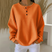 Petra | Strukturierter Waffelstrickpullover Für Damen