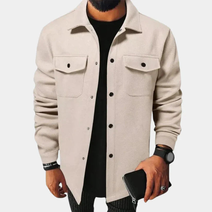 Alexander | Stilvolle und vielseitige Herrenhemdjacke 1