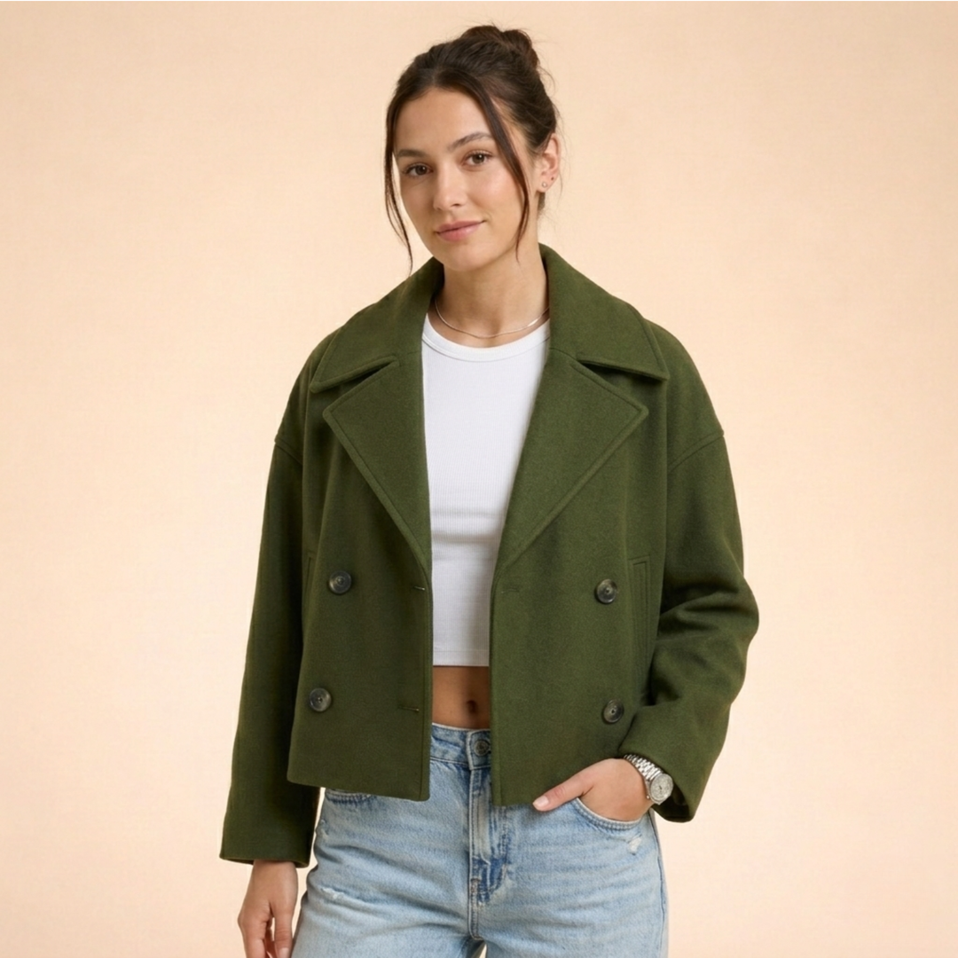 Allegra | Damen Kurzmantel – Elegant, Bequem & Vielseitig für Übergang und Winter 1