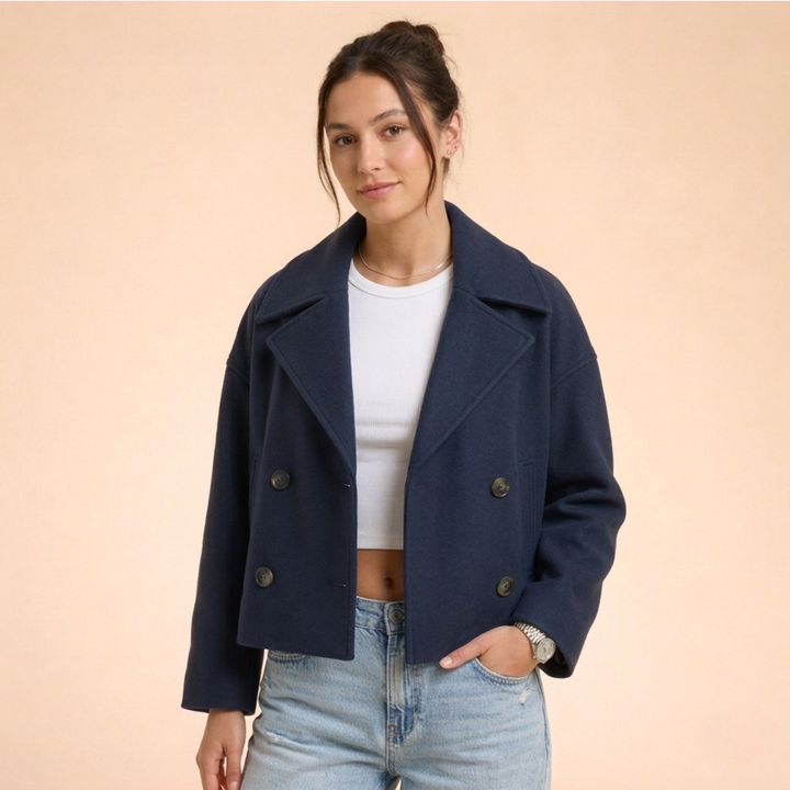 Allegra | Damen Kurzmantel – Elegant, Bequem & Vielseitig für Übergang und Winter 3