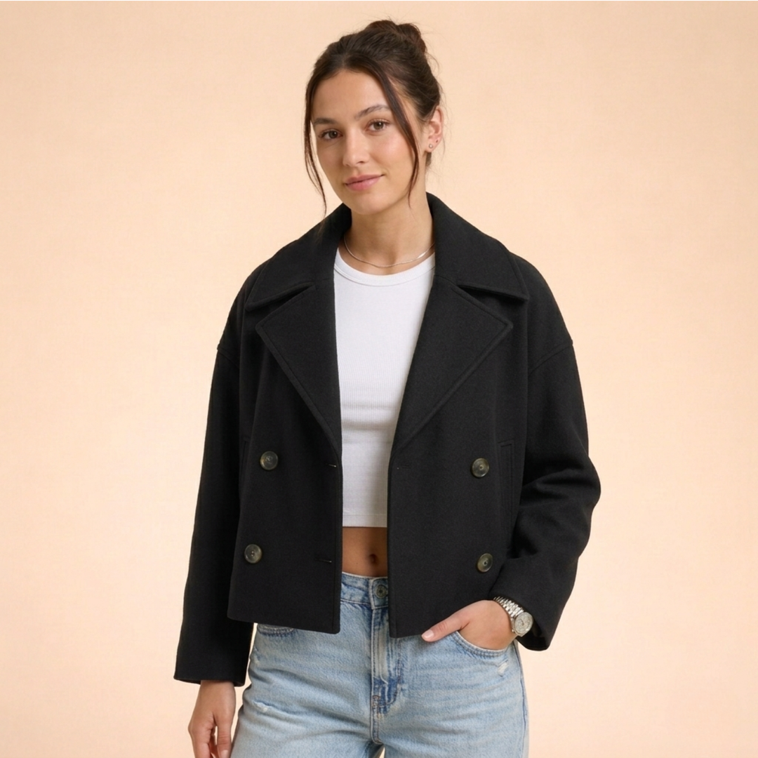 Allegra | Damen Kurzmantel – Elegant, Bequem & Vielseitig für Übergang und Winter 4