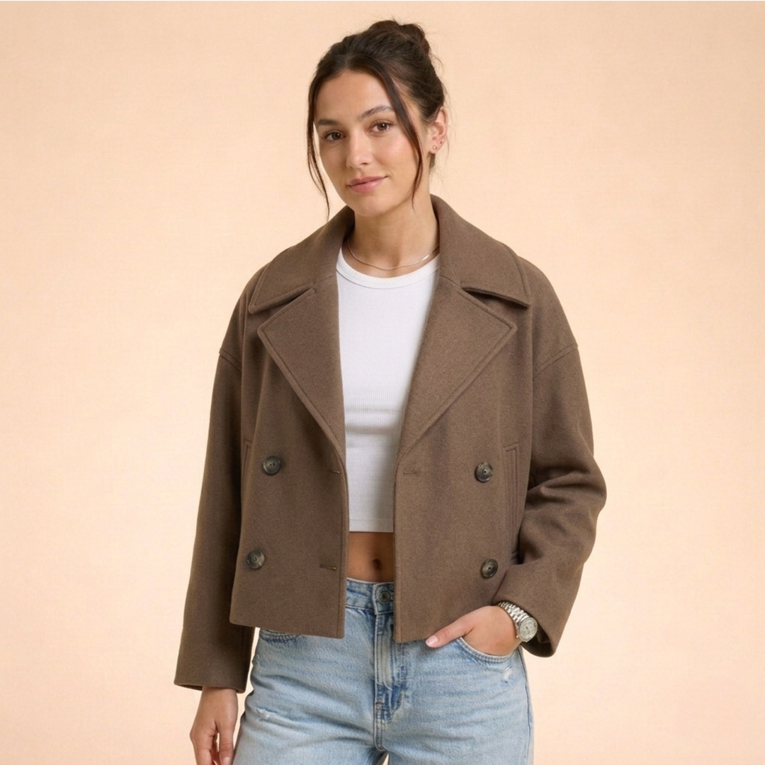 Allegra | Damen Kurzmantel – Elegant, Bequem & Vielseitig für Übergang und Winter 5