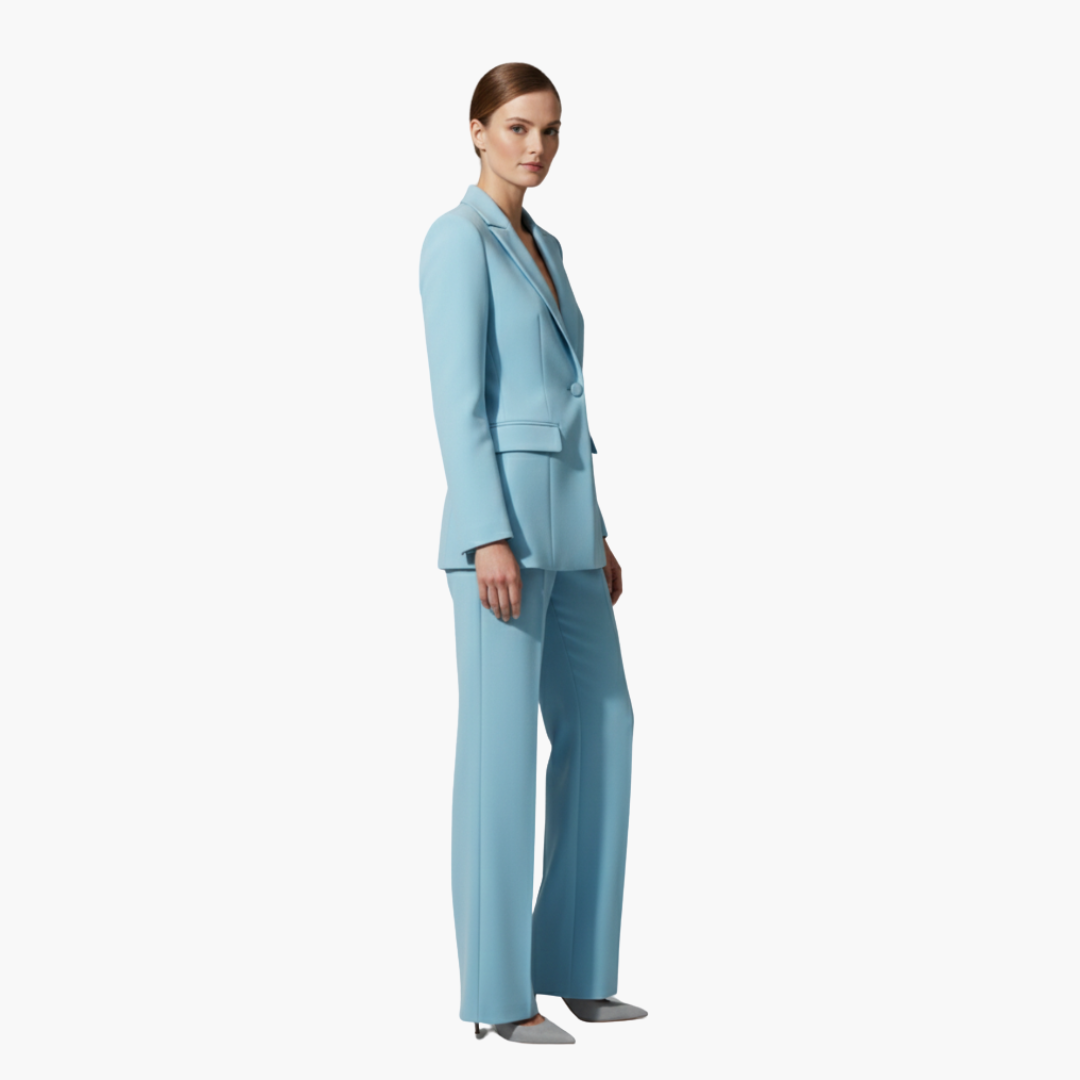 Allegra | Elegantes, Maßgeschneidertes Damenanzug Blau – Blazer & Hose Set für Stilvolle Anlässe 2