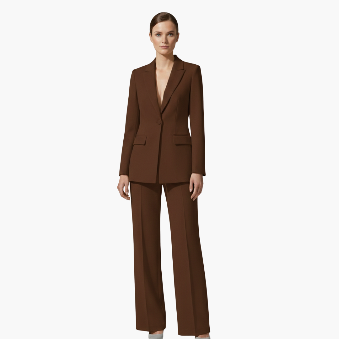 Allegra | Elegantes, Maßgeschneidertes Damenanzug Blau – Blazer & Hose Set für Stilvolle Anlässe 8