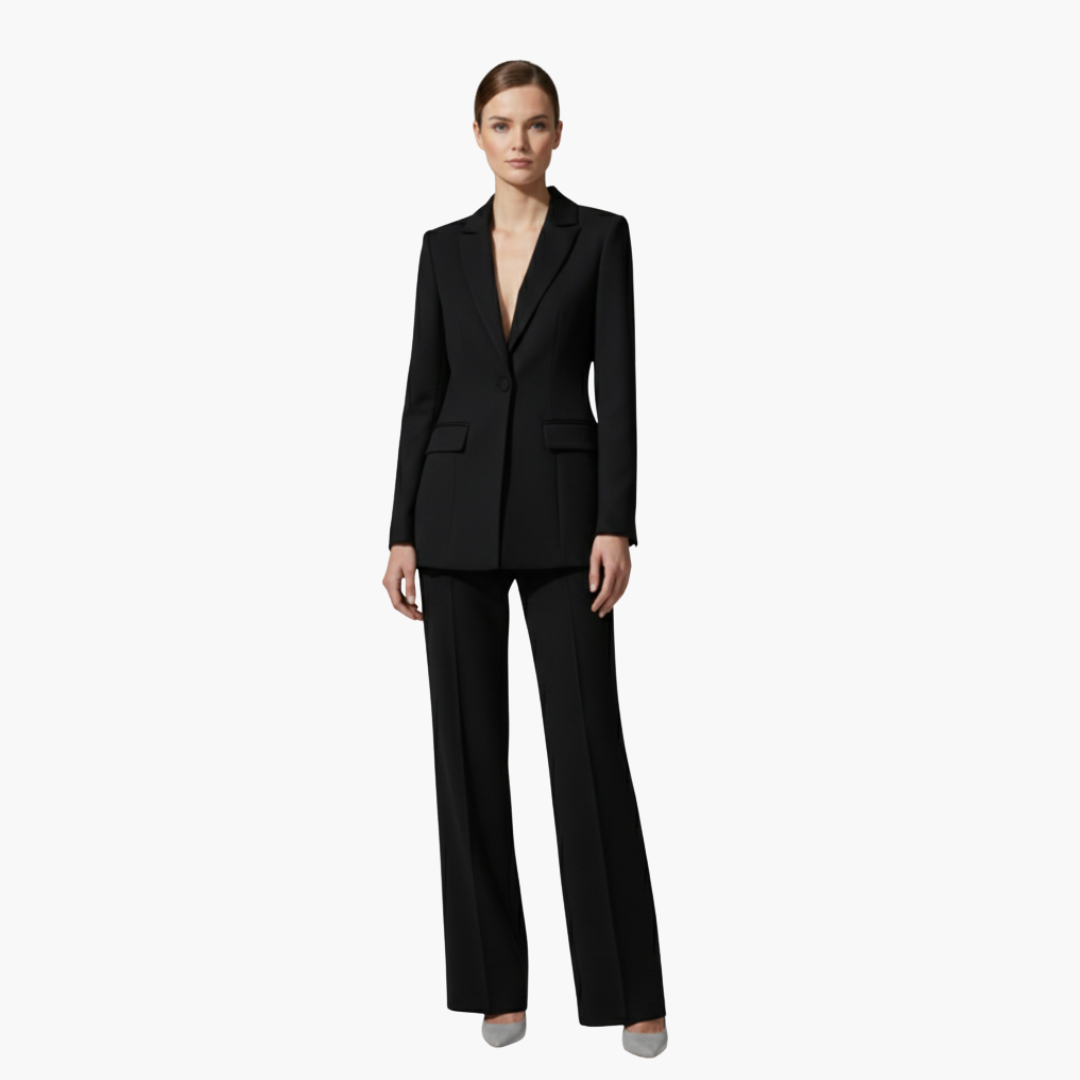 Allegra | Elegantes, Maßgeschneidertes Damenanzug Blau – Blazer & Hose Set für Stilvolle Anlässe 9