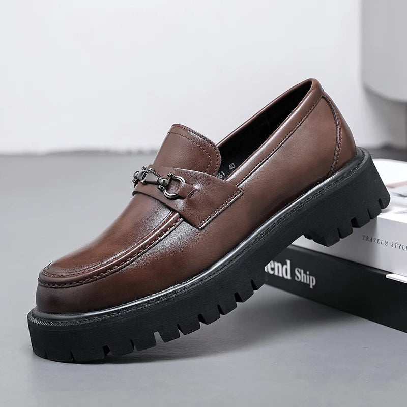 Alvaro | Elegante Herren Loafer aus Leder – Stilvoll, Robuste &amp; Komfortable Slip-On Schuhe 1