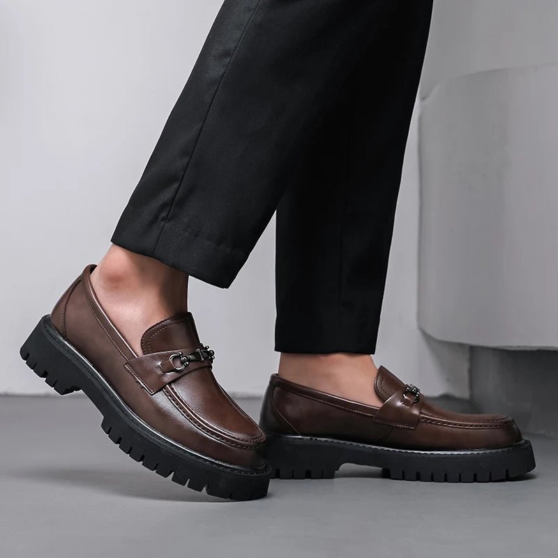 Alvaro | Elegante Herren Loafer aus Leder – Stilvoll, Robuste &amp; Komfortable Slip-On Schuhe 7