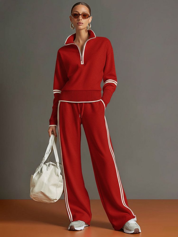 Amelia | Damen Anzug Set Elegant Weit Geschnitten Bequem Casual 7