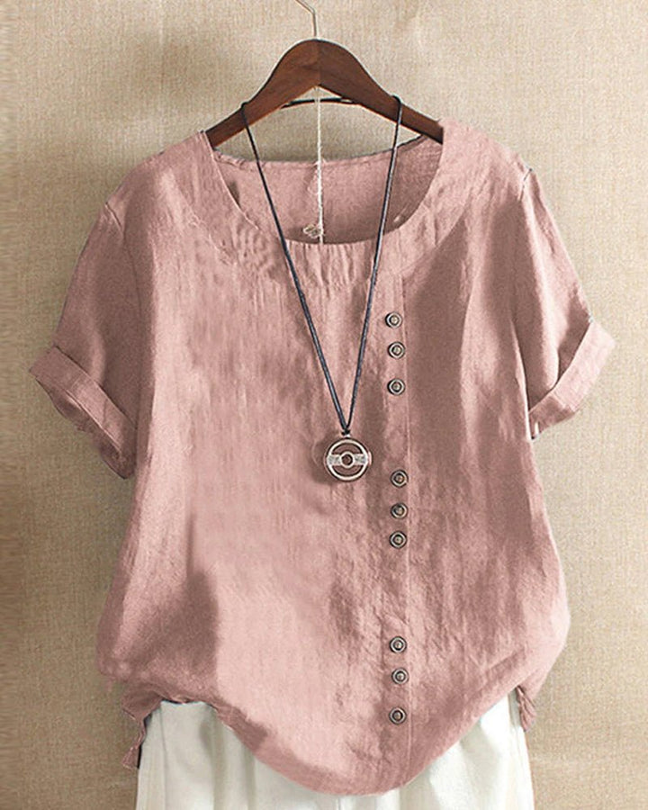 Amelie | Zeitloses und Elegantes Damen Leinenoberteil 0