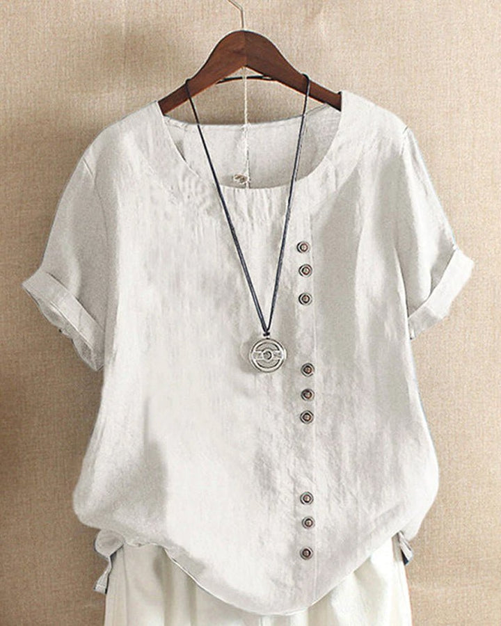 Amelie | Zeitloses und Elegantes Damen Leinenoberteil 1
