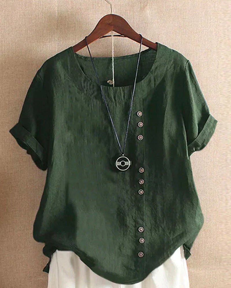 Amelie | Zeitloses und Elegantes Damen Leinenoberteil 4