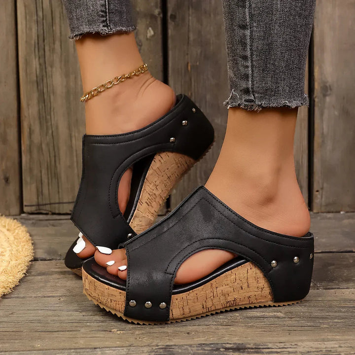 Amina | Elegante Keilsandalen Damen – Atmungsaktiv, Bequem &amp; Ideal für den Sommer 0