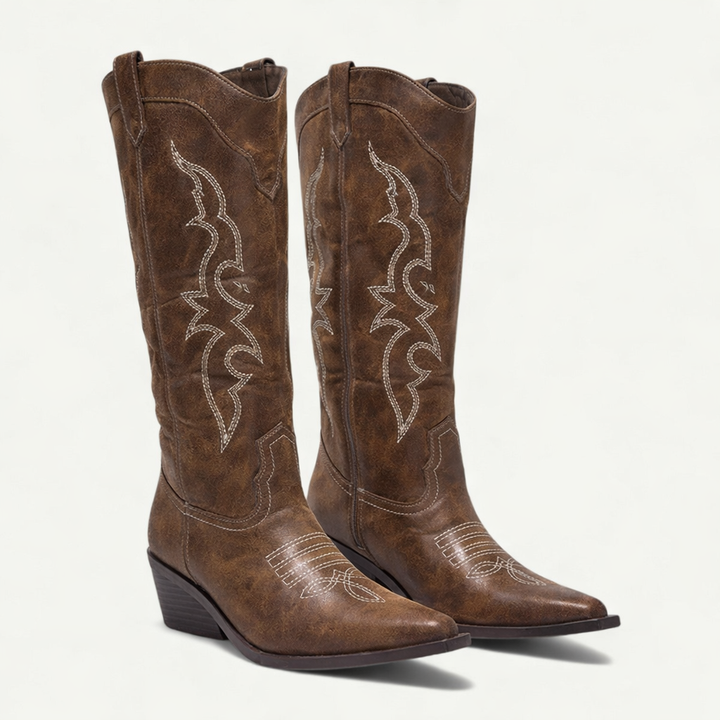 Angelika | Elegante Western Stiefel mit spitzer Silhouette 1