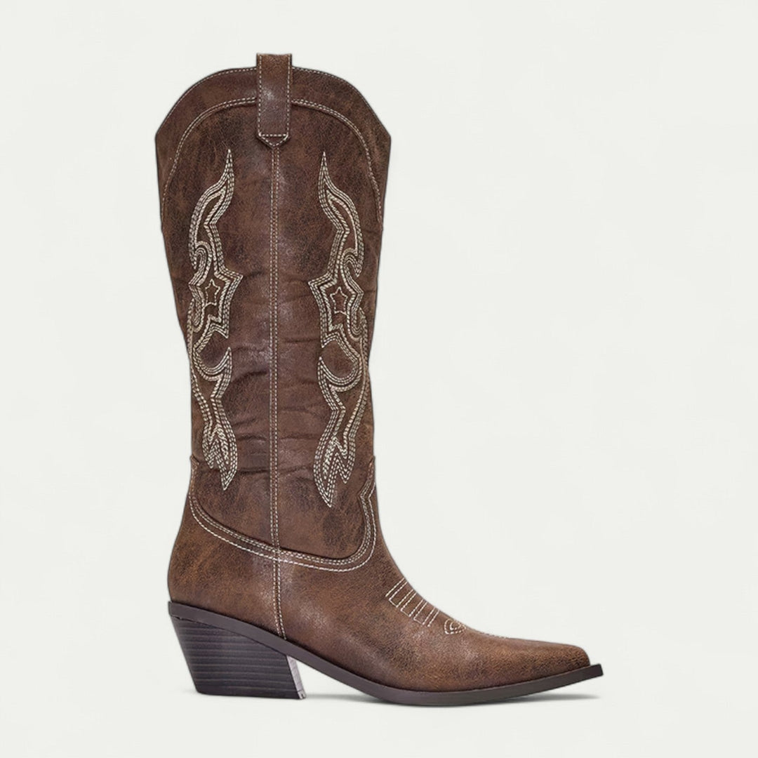 Angelika | Elegante Western Stiefel mit spitzer Silhouette 2