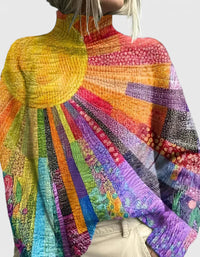 Clara | Farbenfroher Und Gemütlicher Rollkragenpullover
