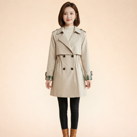 Elarine | Eleganter Trenchcoat in mittlerer Länge