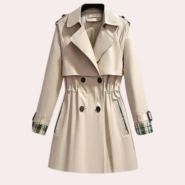 Anne | Eleganter Trenchcoat in mittlerer Länge 4