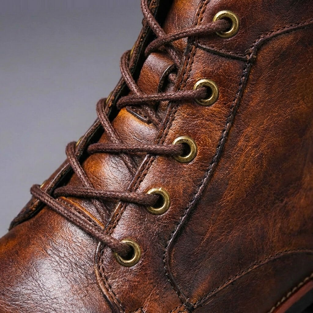 Anthony | Luxuriöse und zeitlose Retro poliertem Leder Stiefel 2