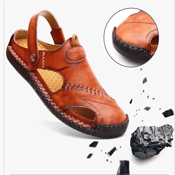 Anton | Atmungsaktive und stilvolle orthopädische Unisex Sandalen 1