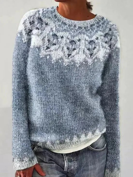 Aria | Damen-Strickpullover im Retro-Streifen-Design mit lockerer Passform 6