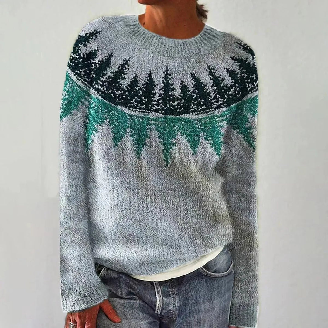 Aria | Damen-Strickpullover im Retro-Streifen-Design mit lockerer Passform 7
