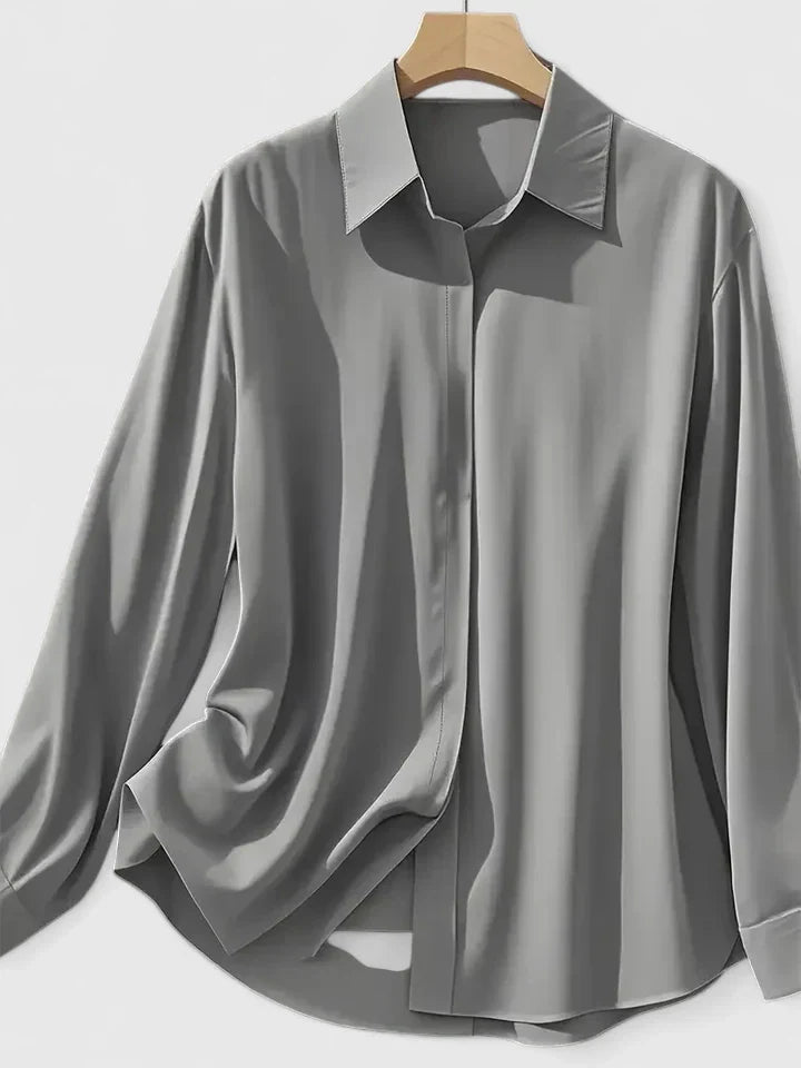 Aria | Elegantes, Minimalistisches Weißes Damen Hemd für Jede Gelegenheit 2