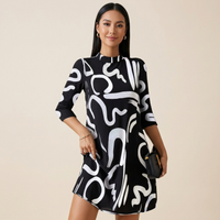Monika | Elegantes bedrucktes Kleid für Damen