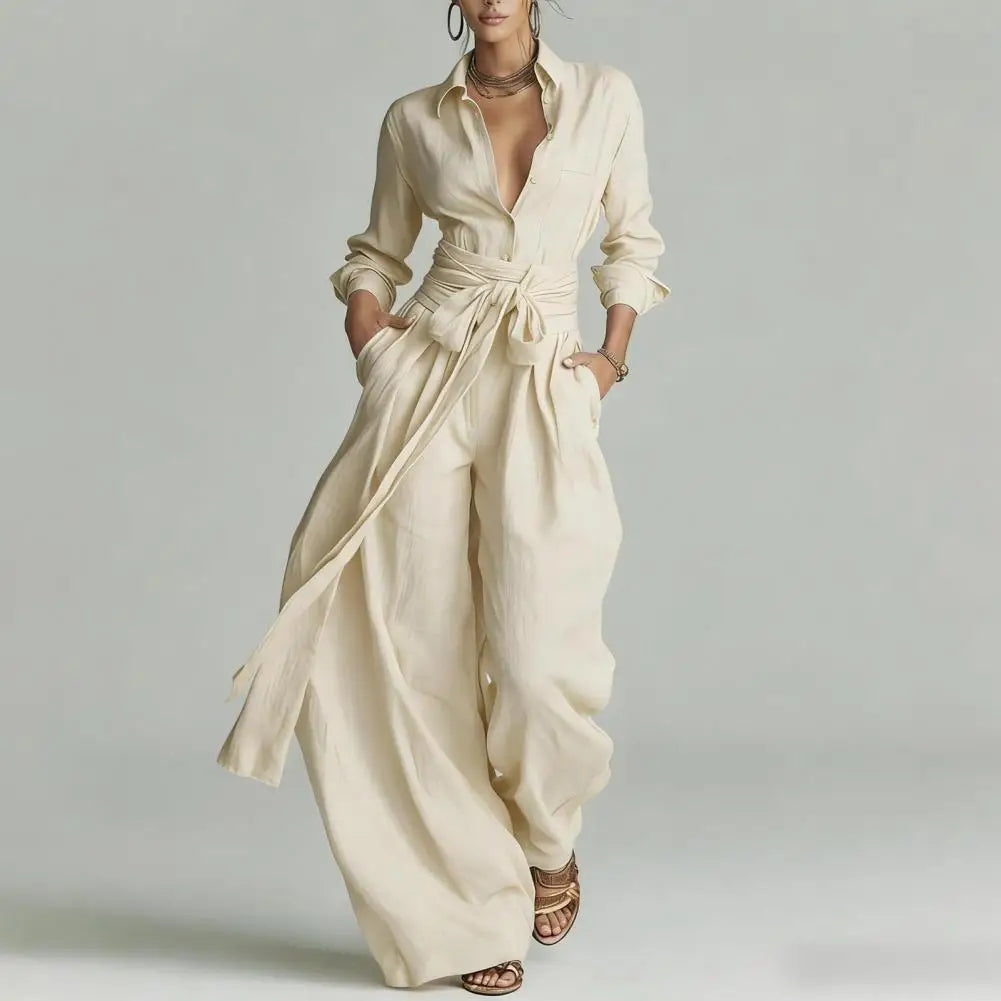Aria | Stilvolles, Bequemes & Elegantes Zweiteiliges Hosenset für Damen 0