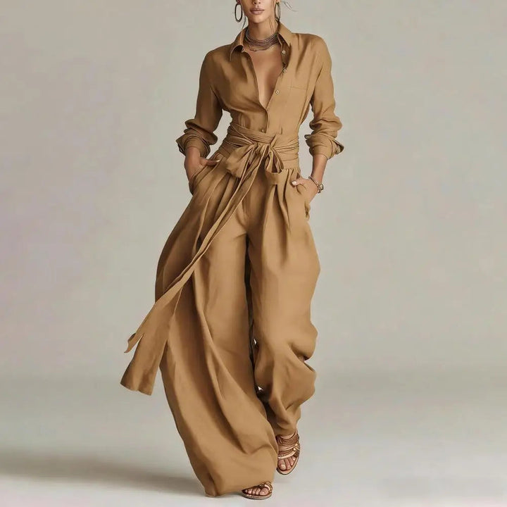 Aria | Stilvolles, Bequemes & Elegantes Zweiteiliges Hosenset für Damen 1